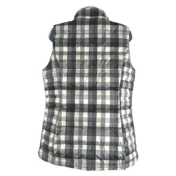 Lands' End Puffer Vest Womens Small Tall 600FP Down Plaid Full Zip NWT CJ-1807 - Picture 4 of 12